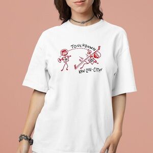 Touchdown Kansas City Patrick Mahomes Travis Kelce KC Chiefs Fan T-Shirt